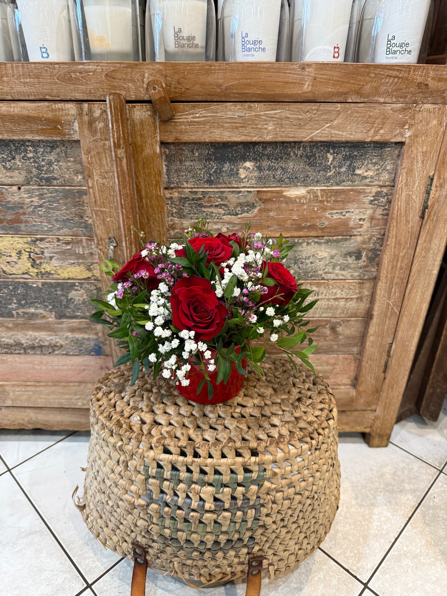 Composition piquée pour les amoureux