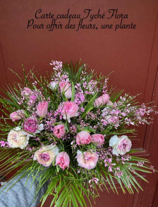 Carte cadeau fleurs ou plantes