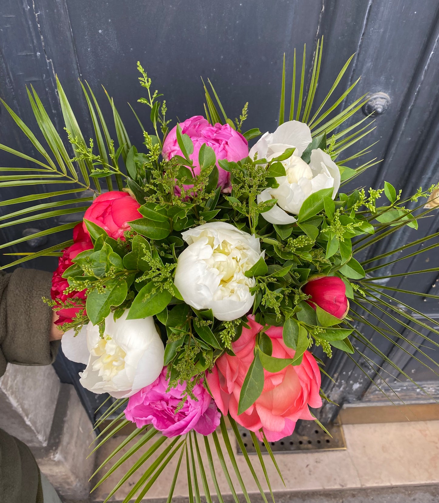 Bouquet du moment - Pivoines Multicolores