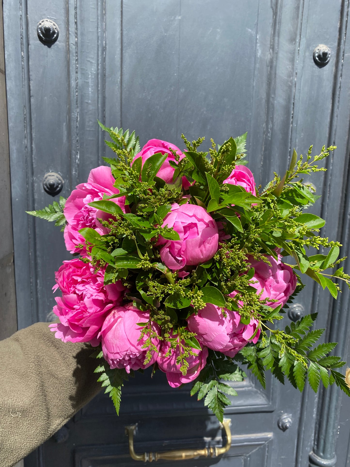 Bouquet du moment - Pivoines roses