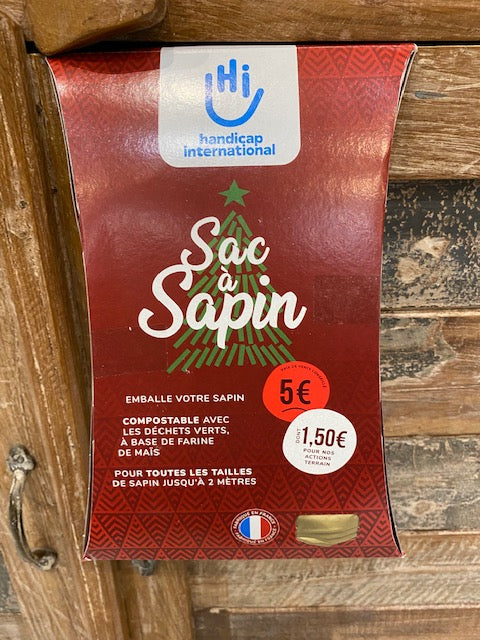 Sac à sapin Handicap international noël